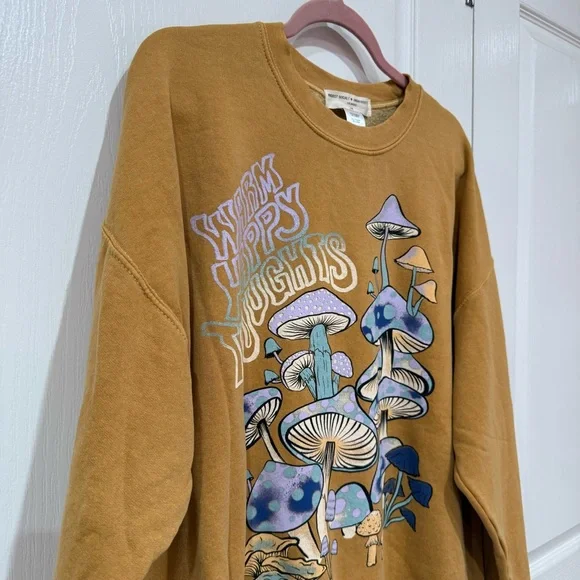 Urban Outfitters Project Social T Mushroom Graphic Sweatshirt - Picture 7 of 9